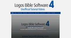 Desktop Screenshot of logosbiblesoftwaretraining.com