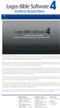 Mobile Screenshot of logosbiblesoftwaretraining.com